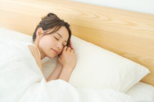 睡眠をしっかりとる