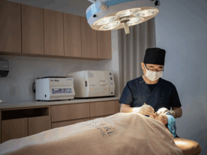 目の下のクマ・たるみ取り（経結膜脱脂法）